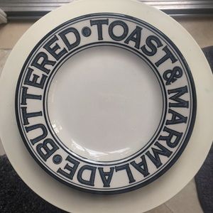 Breakfast / desert teaplates 8 pieces.